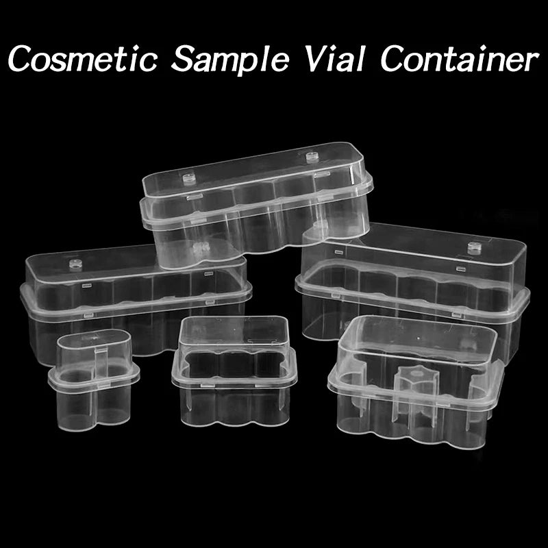 3/5/7/10mL Vial Storage Case Mini Vial Storage Box Transparent Storage Case Peptide Vial Organizer Refrigerator Organizer