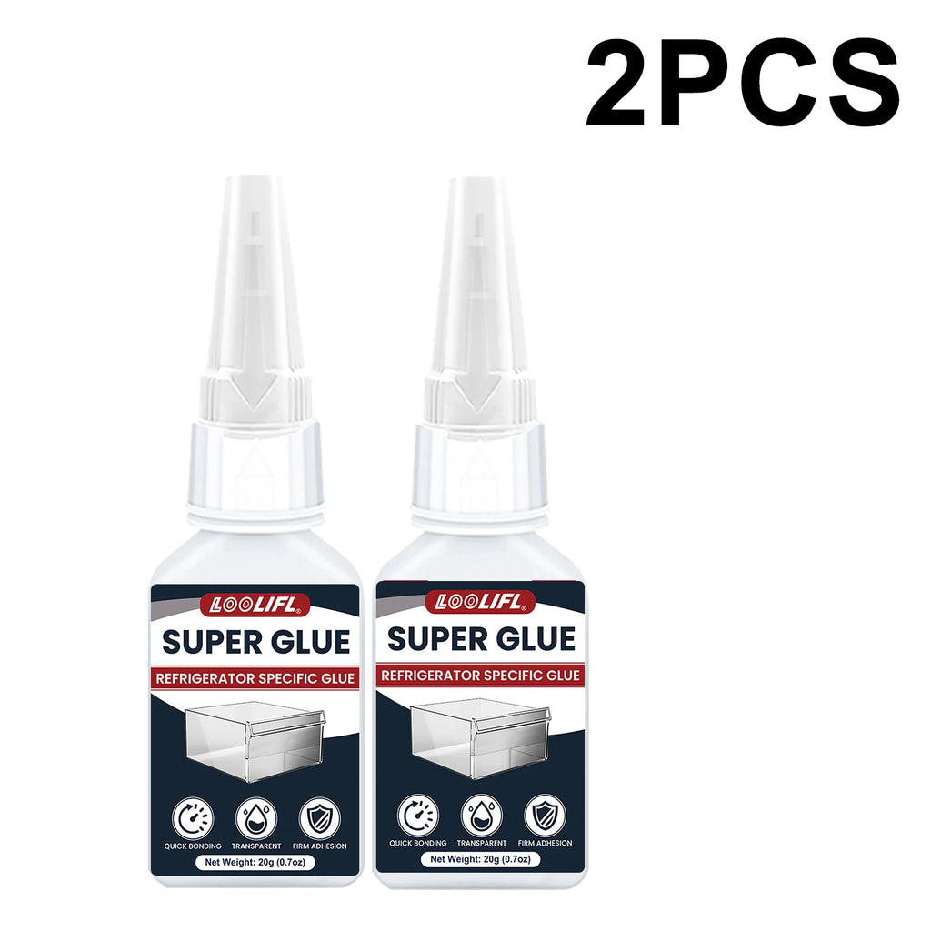 Super Glue, Quick Drying Glue, Suitable For Refrigerators And Freezers, Glass, Acrylic, Plastic, Cold Resistant, Antifreeze