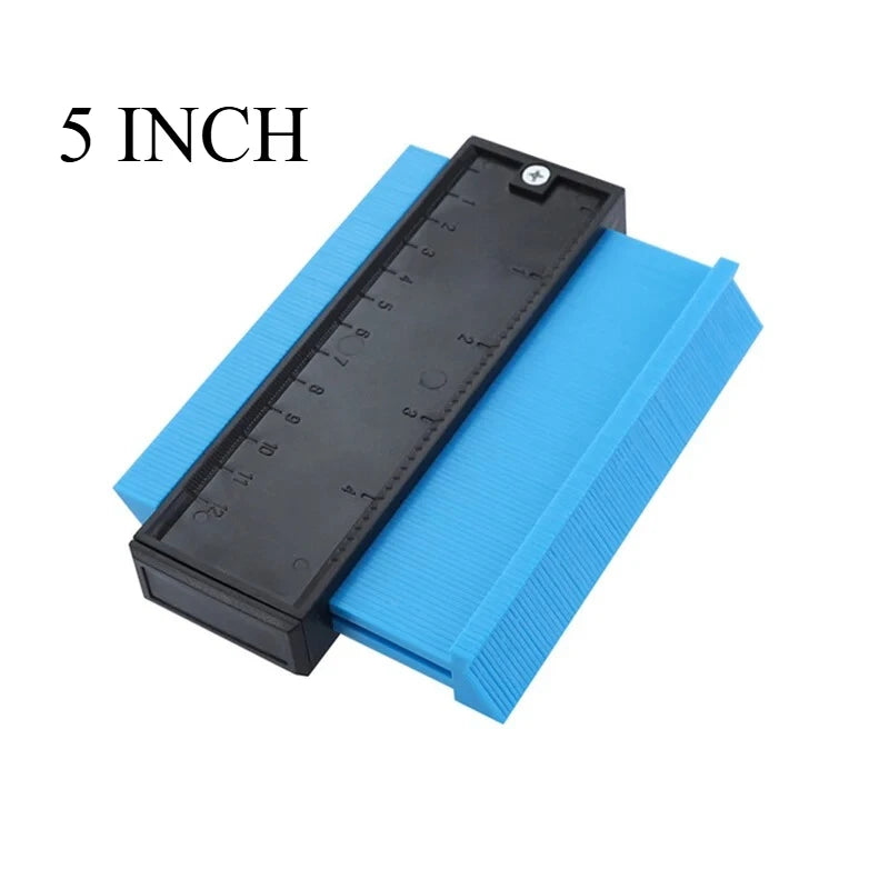 Contour Gauge Duplicator Ceramic Tile Carpet Cutting Template Profile Measuring Angle Ruler Shape Plastic Copy Woodworking Tools