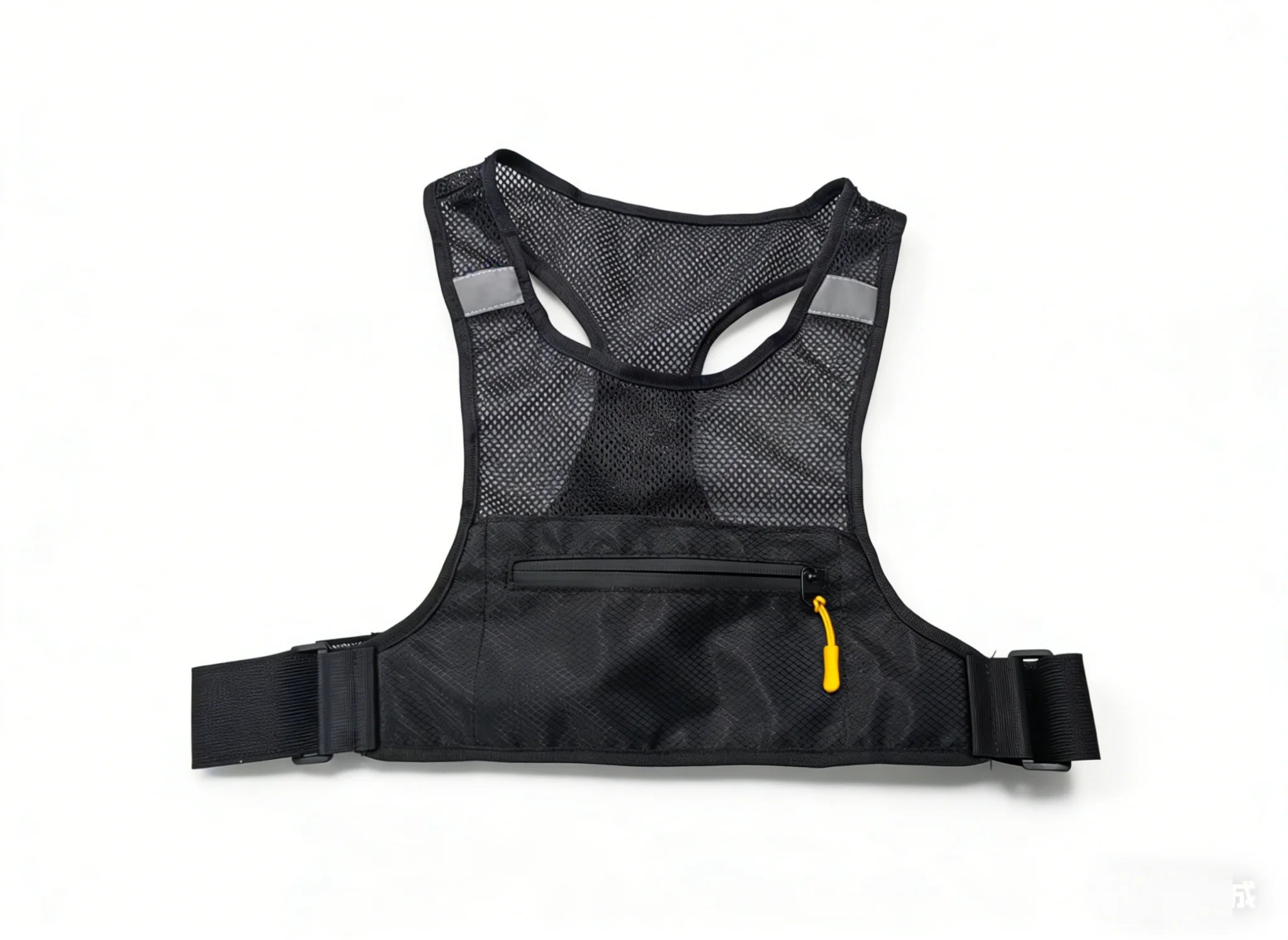 Reflective Running Chest Bag Fits 6.7" Phone - Breathable Lightweight for Marathon, Cycling, Hiking