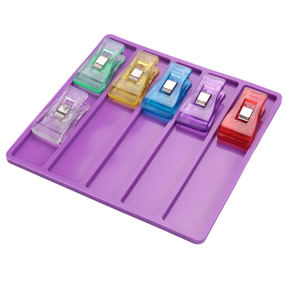 ABQR Credit Card Puller Silicone Resin Mold, 10 Assorted Color Acrylic Debit Bank Card Grabber, Card Grabber for Long Nails