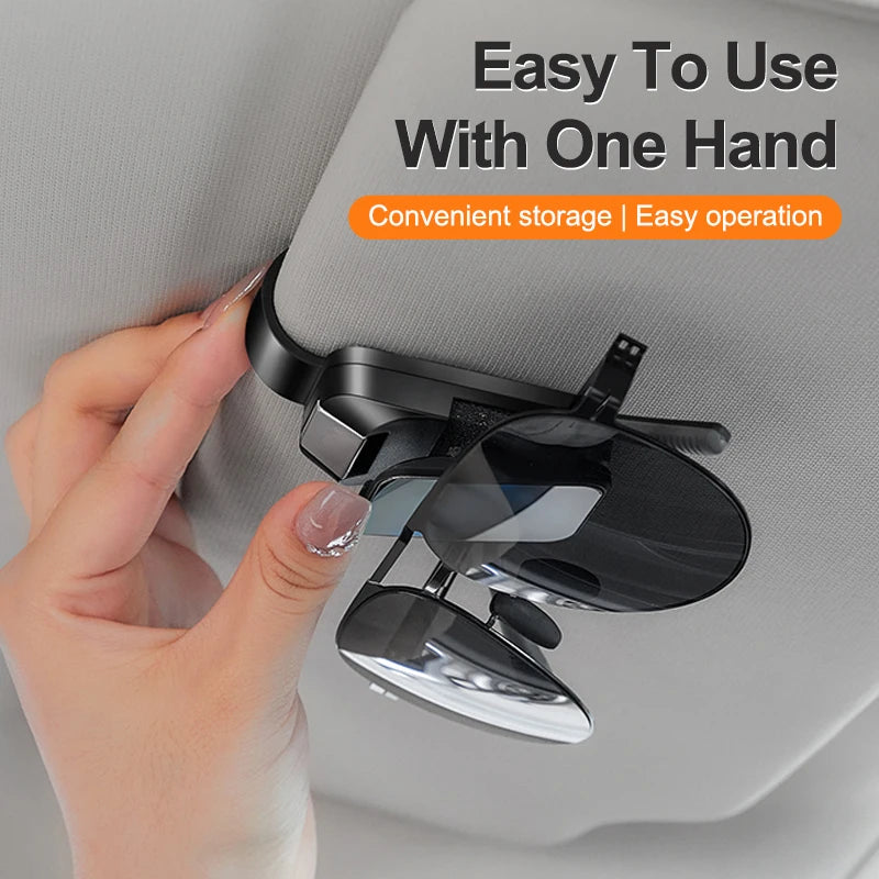 For Toyota GR Rav4 Yaris Camry Land Corolla CHR Hilux Cruiser Tacoma Car Sun Visor Glasses Clips Eyeglasses Holder Auto Interior