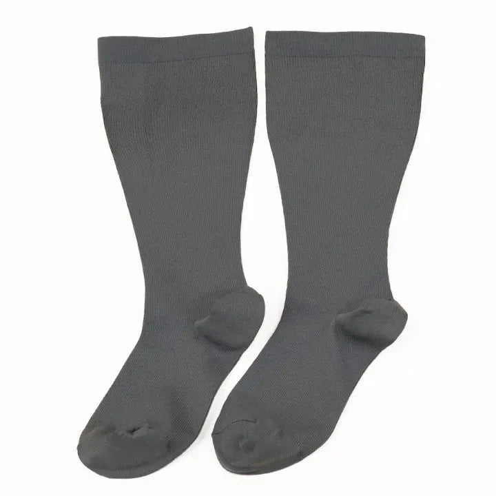 S-7XL Compression Socks Plus Size Men Women Gym Running Hiking Rugby Sports Socks Medical Varicocele Swelling Weight Loss Socks