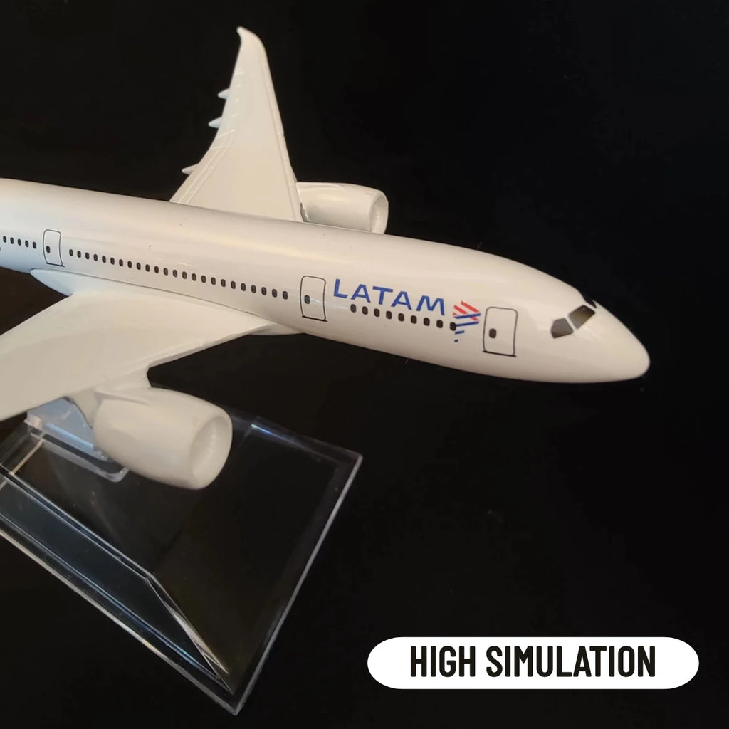 Scale 1:400 Metal Diecast Airplane Replica 15cm Airlines Boeing Airbus Model Aircraft 320 350 380 747 777 787 Miniature Toy