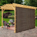 Brown UV Protection Sun Shade Canopy, Durable Outdoor Shade Net, Multiple Sizes for Pool Picnic Travel Outdoor Activities