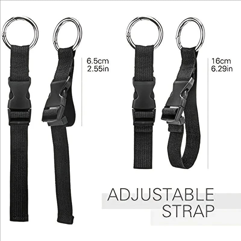 Lightweight and Portable Travel Luggage with Fixed Straps Backpacks External Straps Buckle Style Expansion Bags Luggage Straps