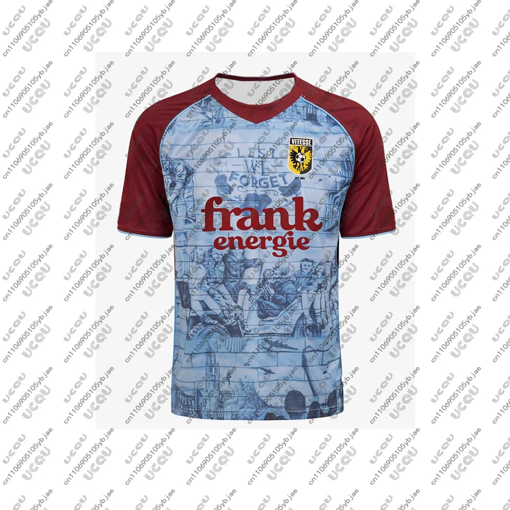 2025/26 Mens Kids Boys Breathable Football Jersey Quick-drying Sports Away Male Gift Top Adult Home Soccer Game V-Vitesse Hot