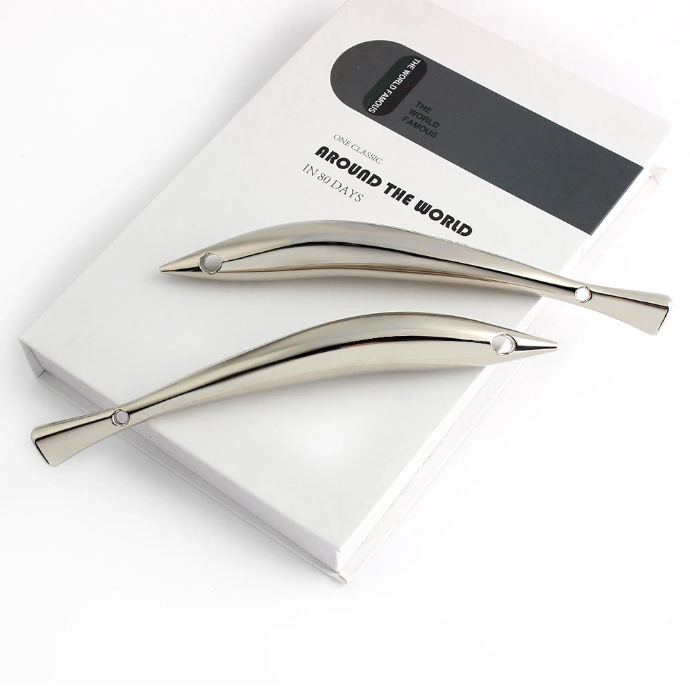 1/5/10PCS K Gold 21/27CM Fish Shape Metal Bag Handle Frame For Wristband Handbag Handles Purse Shoulder DIY Bags Accessories