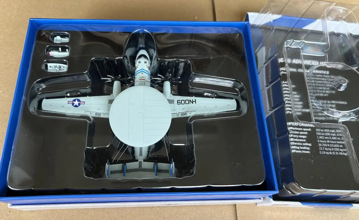 1/144 S14 US E-2D Early Warning Aircraft VAW-121 CVN68 Nimitz 2016  (Folding Wing)  Alloy Collection Model