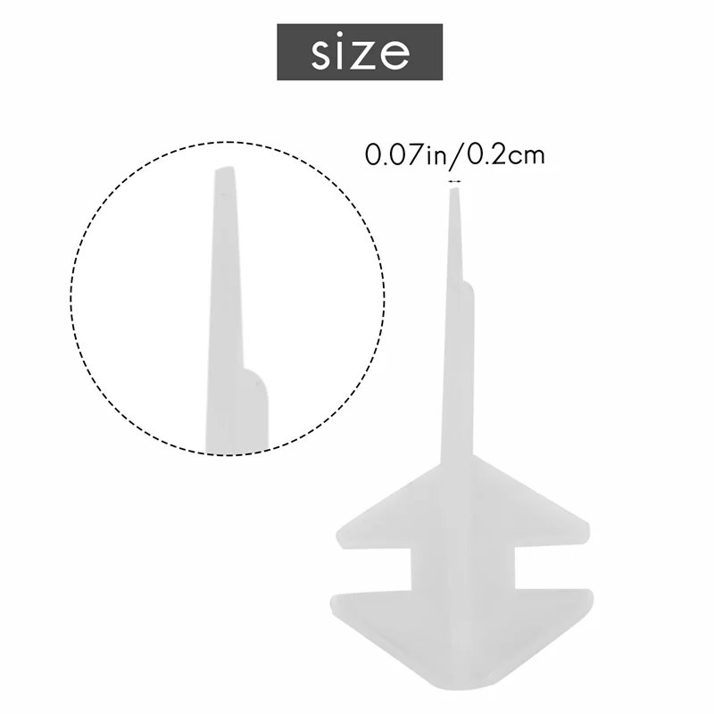 【A08I】Tile Leveling System Clips 2Mm -400 Pcs DIY Tiles Leveler Spacers For Professional Tile And Stone Installation