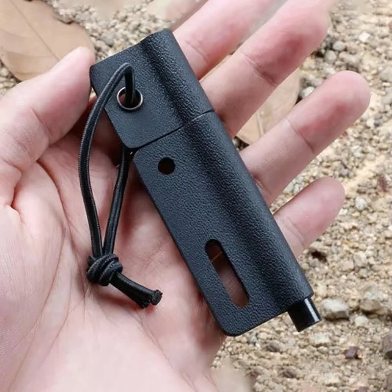 Outdoor Magnesium Stick Flint Camping Fire Equipment Wilderness Survival Tool with K Sheaths Rescue Equipment Emergency EDC Tool