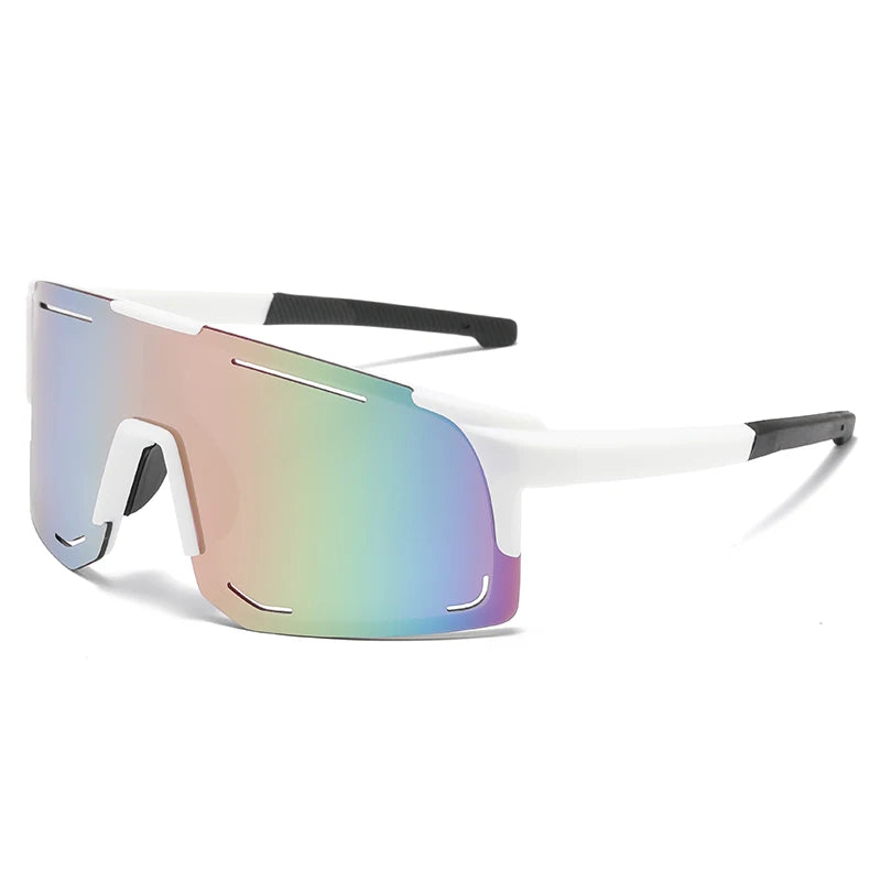 Hiking Square Sports Anti Light Glasses Men Women UV400 Sports Eyeglasses Bicycle Bike Eyewear Road Goggles Wrap Around Shades