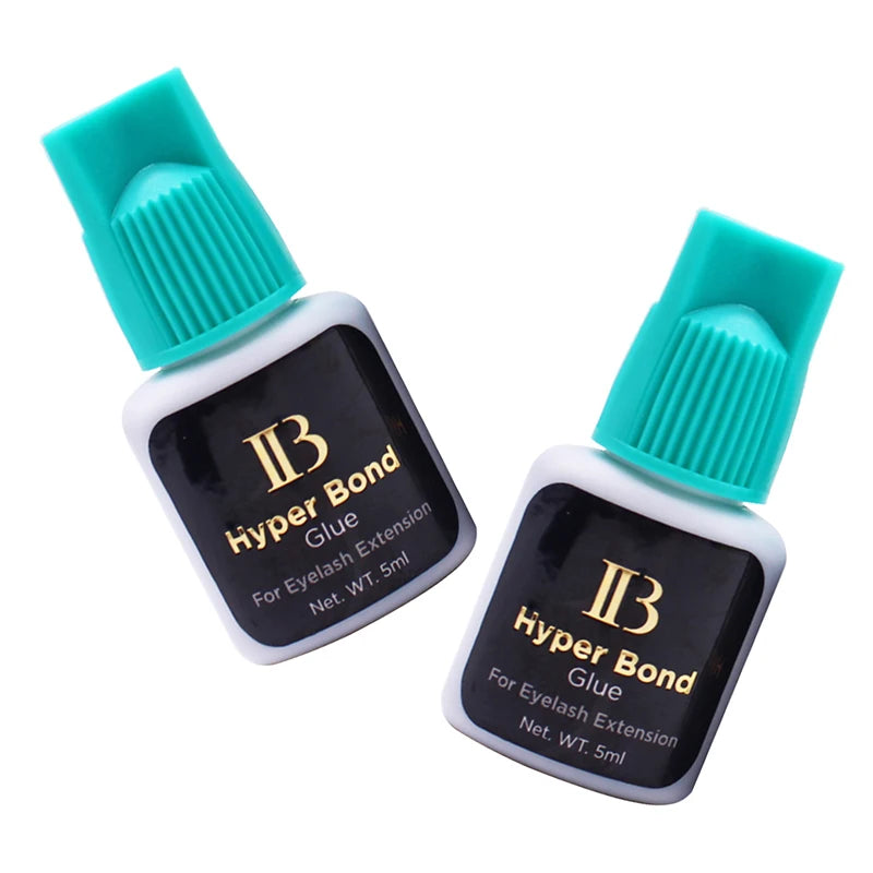 10 Bottles  IBeauty Hyper Bond Glue for Eyelash Extensions Professional 5ml Korea Cyan Cap False Lash Adhesive Makeup Tools