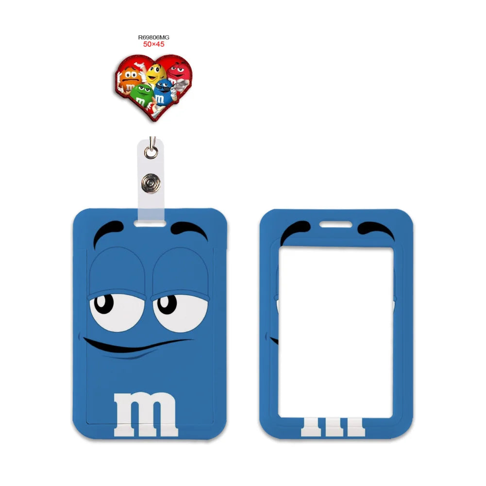 New Candy Design Lanyard Keychain ID Bus Card Cover Student Badge Holder Pass Hang Rope Lariat Gifts Keys Straps Accessories