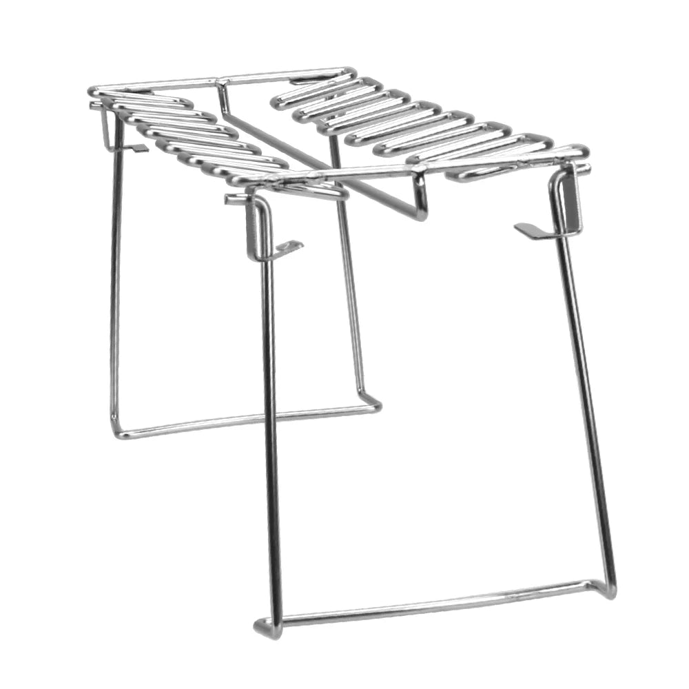 Barbecue Rib Stainless Steel Roast Rack Roast Chicken Leg Rack Non-Stick Grilling BBQ Chicken Wing Leg Rack