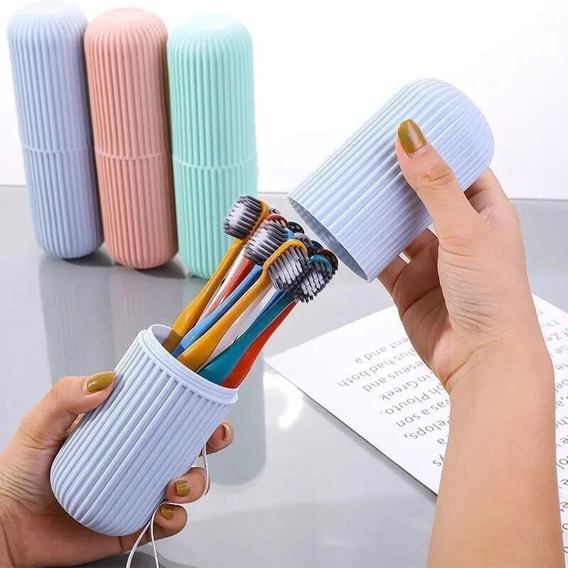 Portable Toothpaste Toothbrush Protect Holder Case Travel Camping Storage Box Protect Toothbrush Toothpaste from Dirt and Damage
