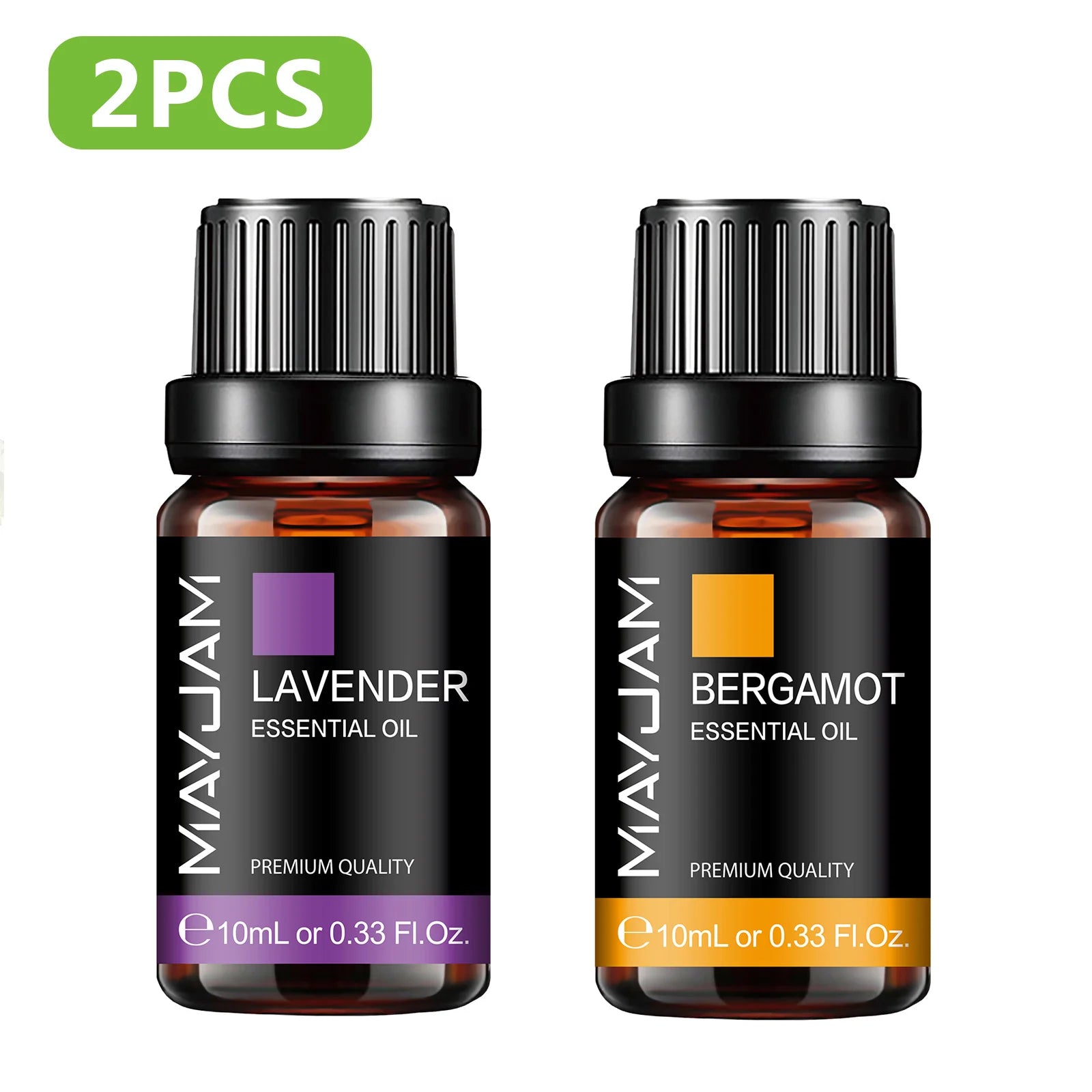 MAYJAM 2PCS Natural Plant Essential Oils Lavender Jasmine Eucalyptus Vanilla Fragrance Oil for Humidifier Diffuser