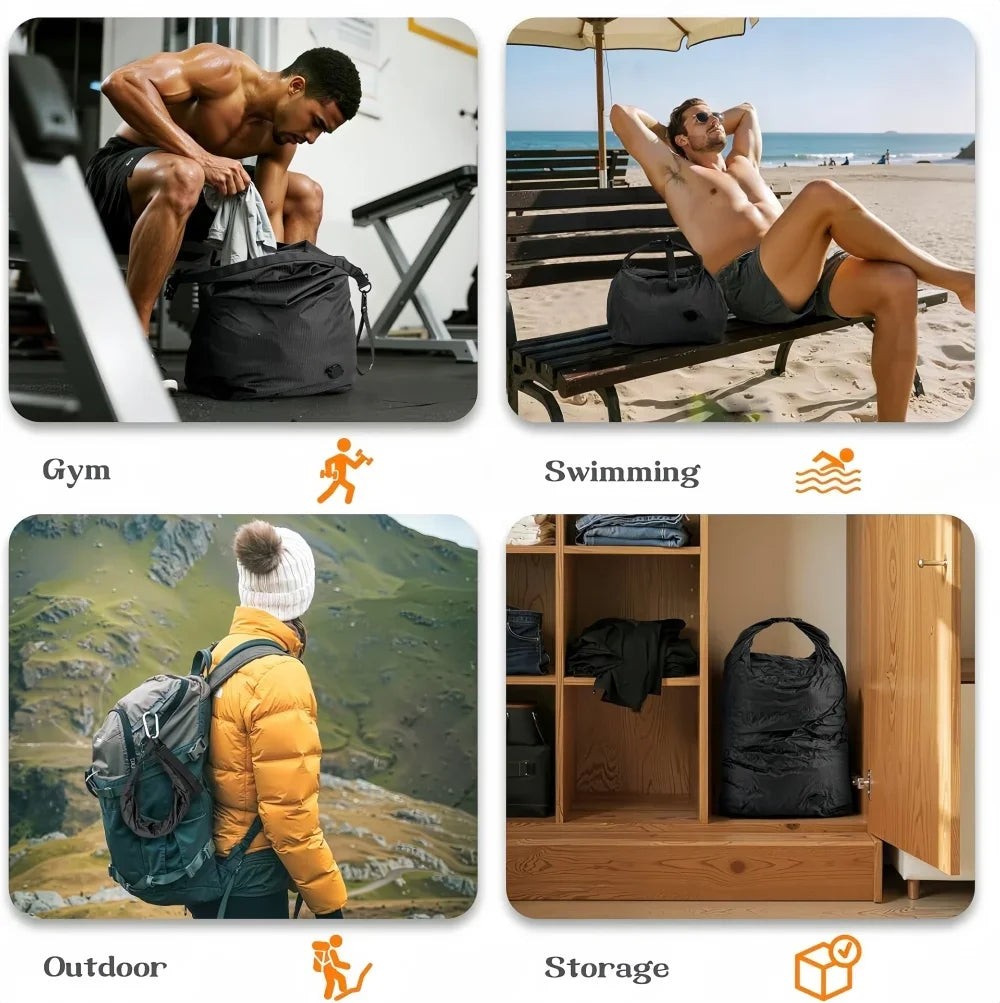 Travel Vacuum Compression Bag Portable Large Capacity Storage Bags Luggage Clothes Packing Cubes Bag Dustproof Trip Travel Bags