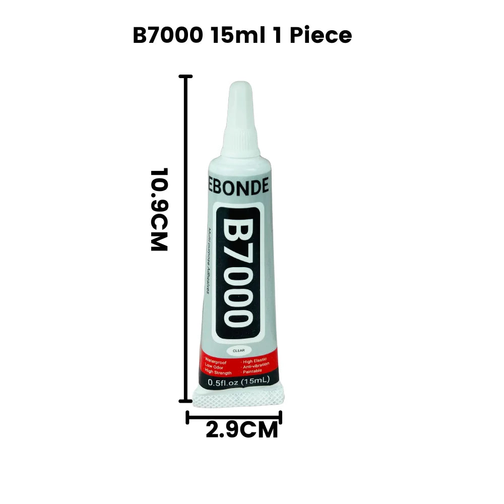 15/50/110mL B7000 Glue T7000 Adhesive Epoxy Resin Repair Cell Phone Touch Screen Liquid Glue Jewelry Craft Adhesive Glue