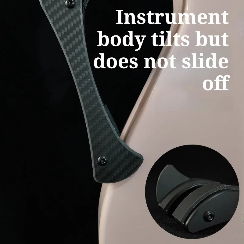 Acrylic Electric Guitar Headrest Non-slip Stable Adjustable Comfortable Electric Guitar Leg Rest Musical Instrument Accessory