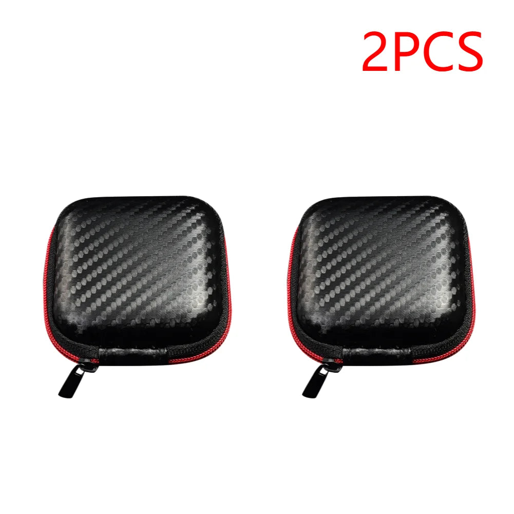 KZ Earphone Accessories Hard Case Bag With Logo Portable Oval Headset PU Storage Box For ZST ZS10 PRO X EDX Pro AS24 DQS ZNA