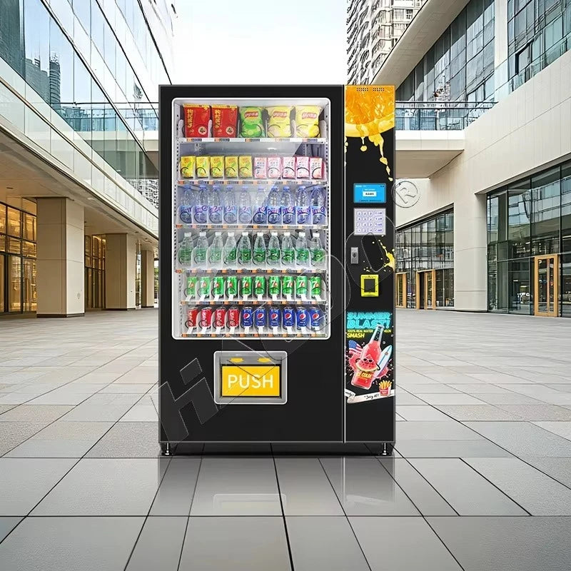 Customize Vending Machine Drink Automatic Combo Vending Machine Auto Cold Drink Water for Drinks and Snacks Vending Machine