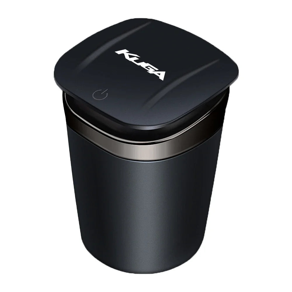 For Ford Kuga MK1 MK2 MK3 Portable LED Car Ashtray Cigarette Ash Holds Cup Ashtray Holder Auto Interior Storage Accessories