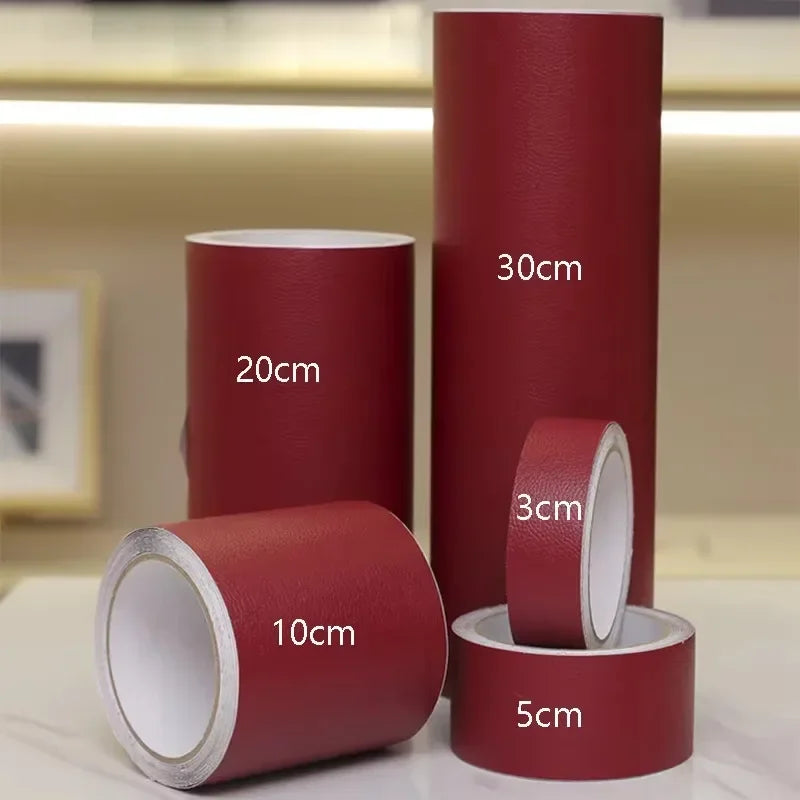 Self Adhesive Leather Repair Tape Waterproof Furniture Sofa Chair Leather Repair Sticker Faux Leather DIY Car Seats Repair Decal