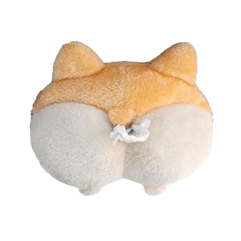 Creative Car Tissue Box, Corgi Cartoon Car Tissue Cover, Multi-Functional Car Armrest Box, Seat Back Tissue