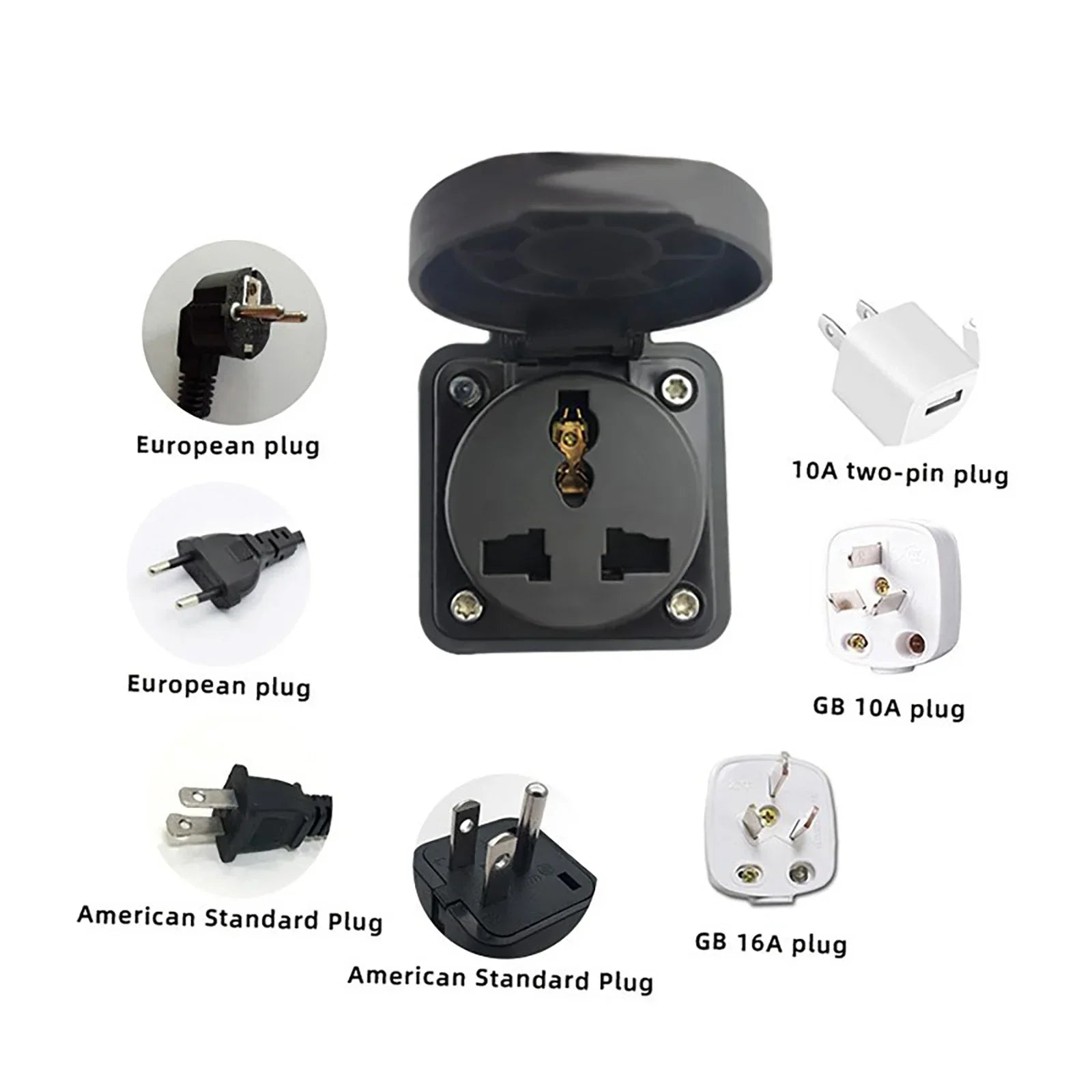 470Ω V2L TYPE 2 Female to Schuko / Universal Socket EV Car Discharge Adapter For MGZS MG4 MG5 Marvel R (need car supports V2L)