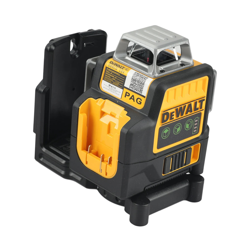 DeWalt DW089LG 12 - Line 3 - Side 360° All - Around Green - Light Laser Level for Outdoor Use - Ideal for Precise