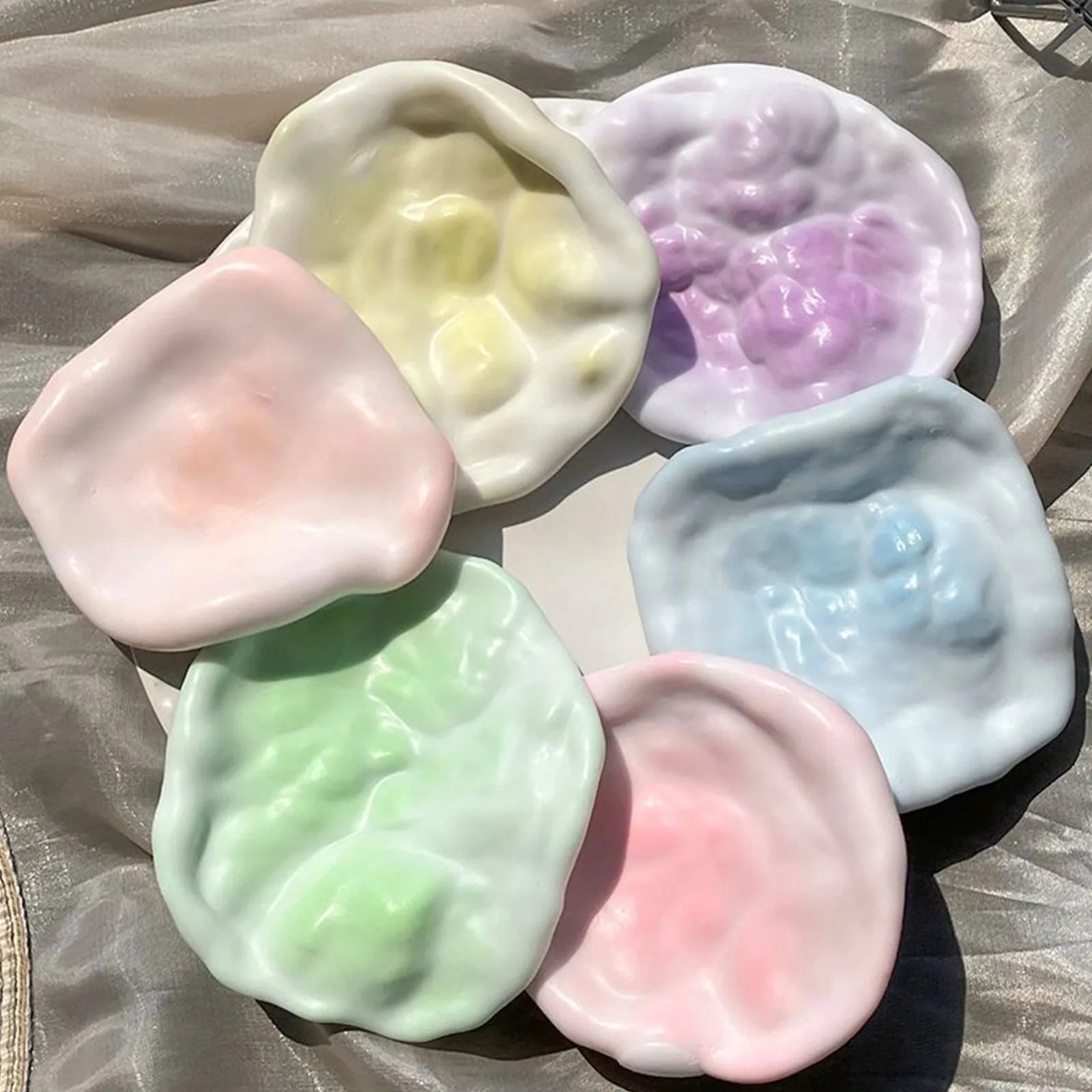 Squishy Super Soft Feel Table Toys Ultra-Thin Ice Skin Stress Relieving Toy Stress Reliever Sticky Handmade Ball Mini Gifts