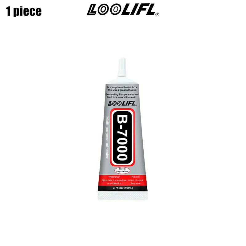 B7000 Industrial Adhesive, Contact Type, Used for Mobile Phone Repair, DIY Crafts, Touchscreen Glass Strong Adhesive, 15ml-110ml