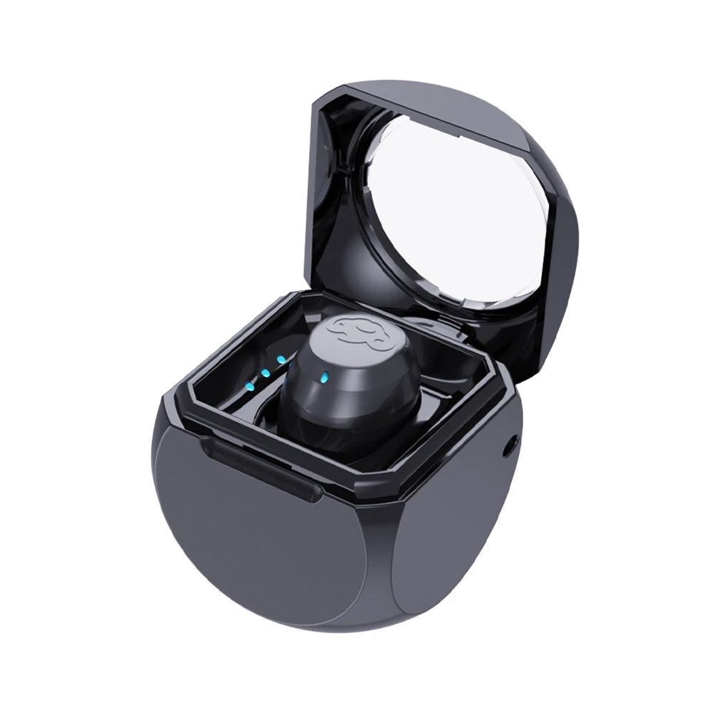 Q1 Invisible Earphones Mini Headphones Bluetooth-Compatible Wireless Stereo Semi-In-Ear Earbuds Noise Reduction Single Earphone