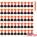 50Pcs Reusable Floor Tile Leveling System Clips Spacers Adjustable Thickened Tile Spacers Tile Leveler