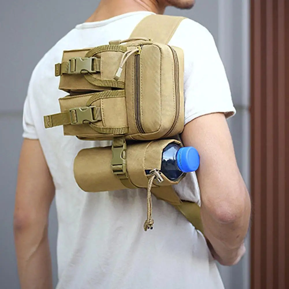 New Tactical Waist Bag Waterproof Nylon Men Fanny Pack Hiking Outdoor Camping Shoulder Bum Belt Sport Chest Bags 2025