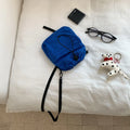 Women Fashion Summer Mini Drawstring Bag Ruched Shoulder Crossbody Small Bag Water Kettle Cup Phone Key Carry Bag