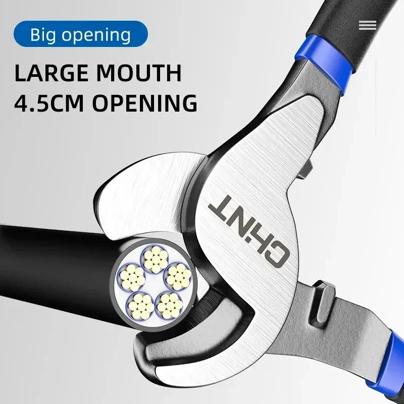 Insulated Cable Cutter Wire Stripper Electrician Shears Pliers Scissors Cutting Tools Manual 6/8/10 Inch Stranding Pliers