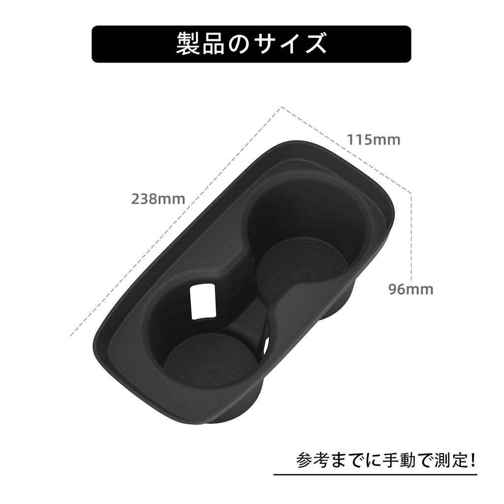 LUCKEASY for Honda Prelude 6th Gen BF1 2025-2026 Central Console Water Cup Holder Car Accessories Drinks Holder Storage Case Box