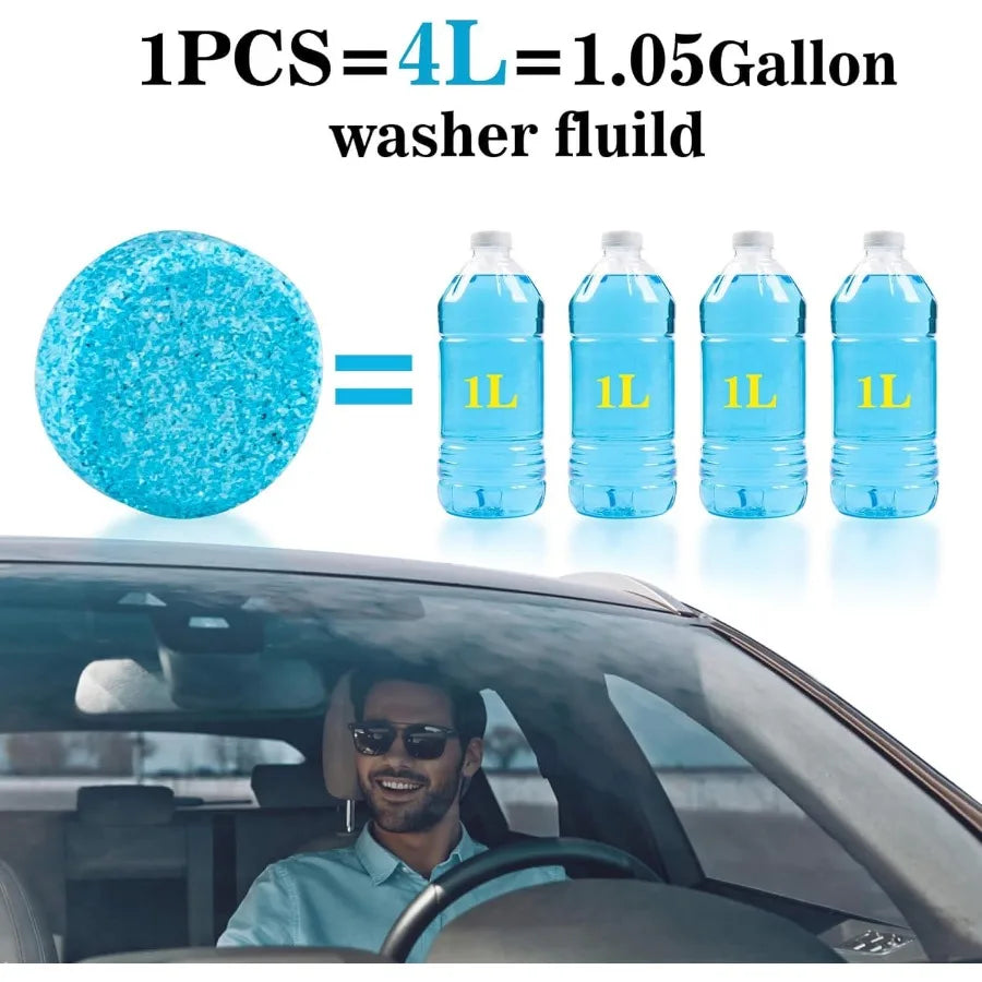 50/100/200Pcs Car Windshield Washer Tablets  Glass Cleaner Concentrate Fluid Car Windshield Cleaner Automotive