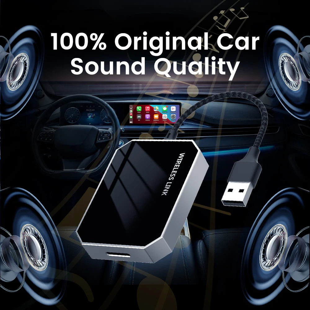 For Geely Tugella Monjaro GX3 Pro Emgrand Azkarra Atlas Pro Carbitlink Easyconnection to Wireless Carplay Android Auto Smart Box