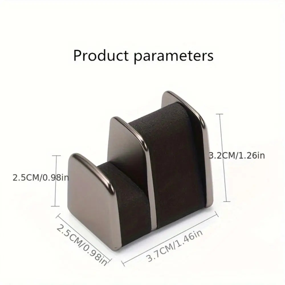Zinc Alloy&Leather Car Glasses Holder Multifunction Universal in-car Glasses Support Portable Durable Car Dashboard Storage Rack