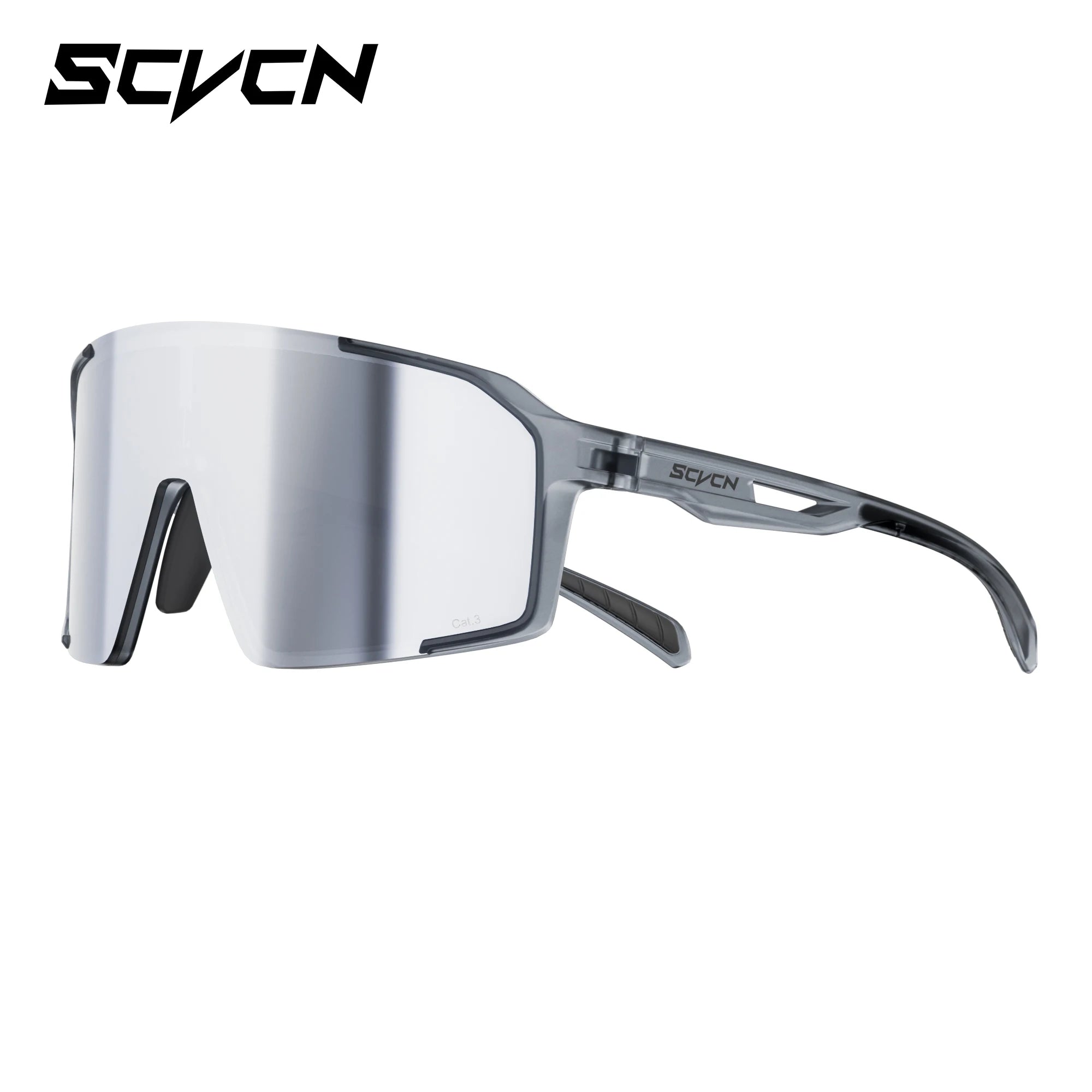 SCVCN HD Integrated Sports Sunglasses for Mountaineering Cycling Running Hiking Glasses UV400 Unisex Stylish Driving Sunglasses