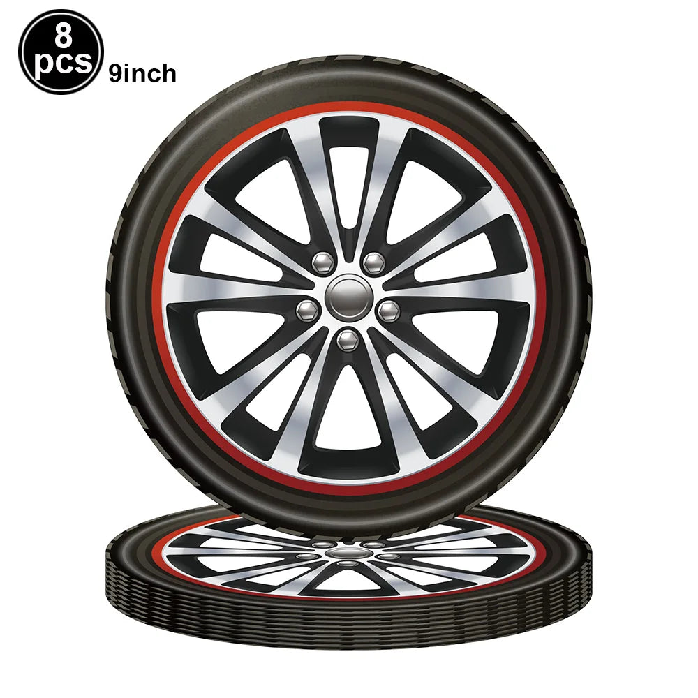 Race Car Theme Tablecloths Black White Checkered Rectangular Plastic Table Cover Racing Car Birthday Party Decorations Supplies