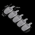 10-5pcs Multifunction Plastic Scoops Transparent Ice Cube Shovel Flour Food Small Measuring Scoop Party Kitchen Baking Supplies