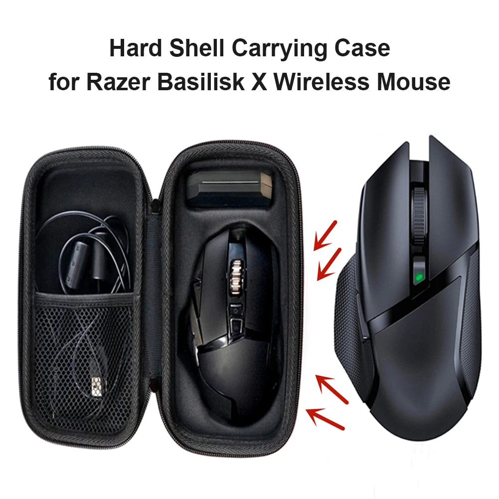Wireless Mouse Storage Carrying Case for Razer Basilisk X Hard Shell Organizer