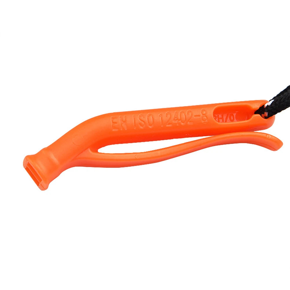 1-50pcs Sports Whistle Multifunction Outdoor Emergency Whistle Double Pipe Rescue Whistle Plastic for Camping Hiking