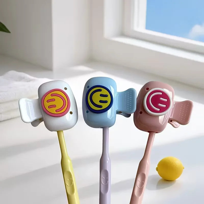 3 pieces Dopamine color scheme toothbrush storage box - A must-have toothbrush travel container for both home and travel use