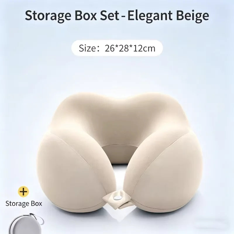 Comfort Memory Foam Neck Support Pillow Household Airplane Travel Pillow With Packaging Bag