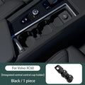 For Volvo XC60 Integrated Center Console Full-Cover Cup Sleeve Silicone Mat Car Storage Box Car Interior Accessories